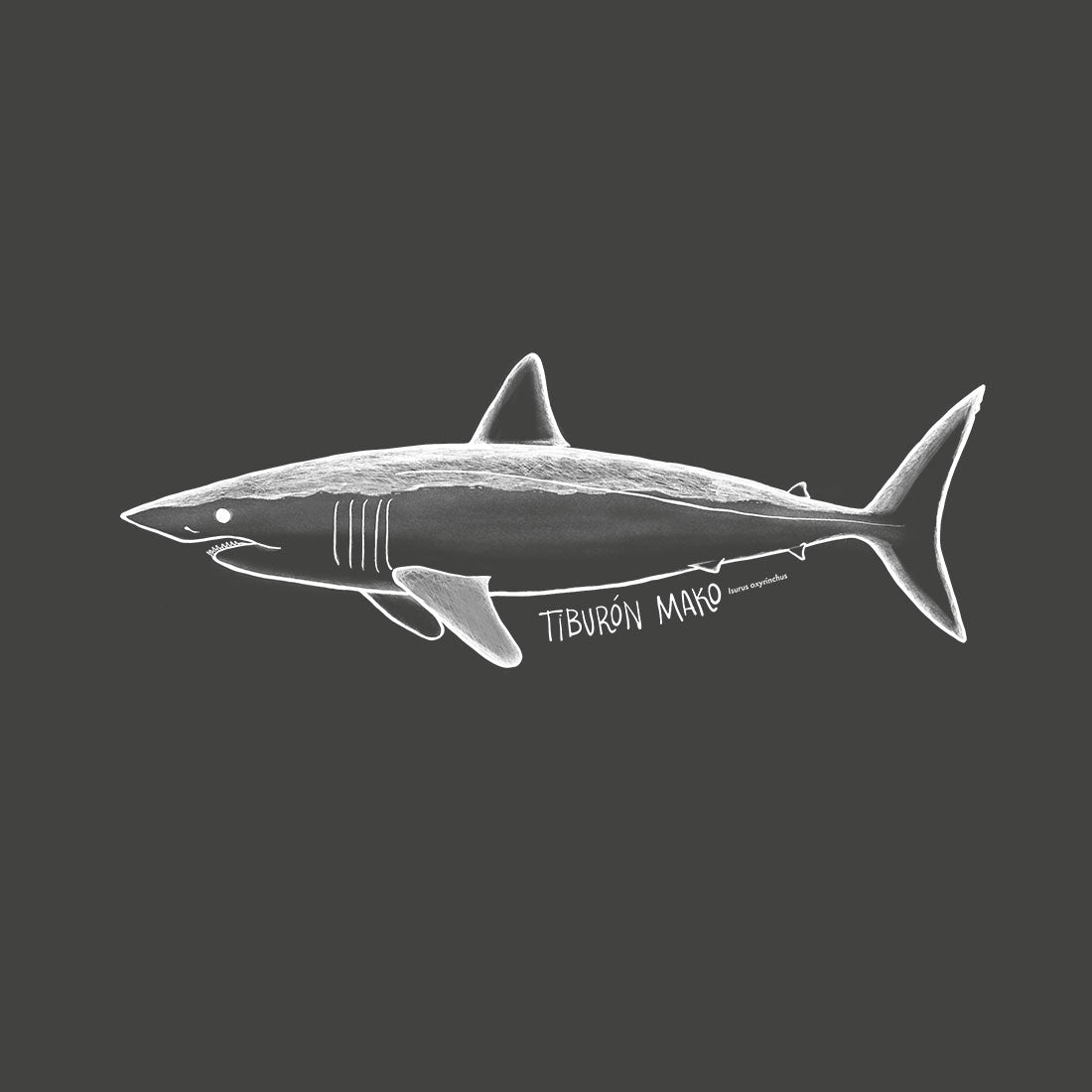 Jockey Malla Tiburón Mako Negro