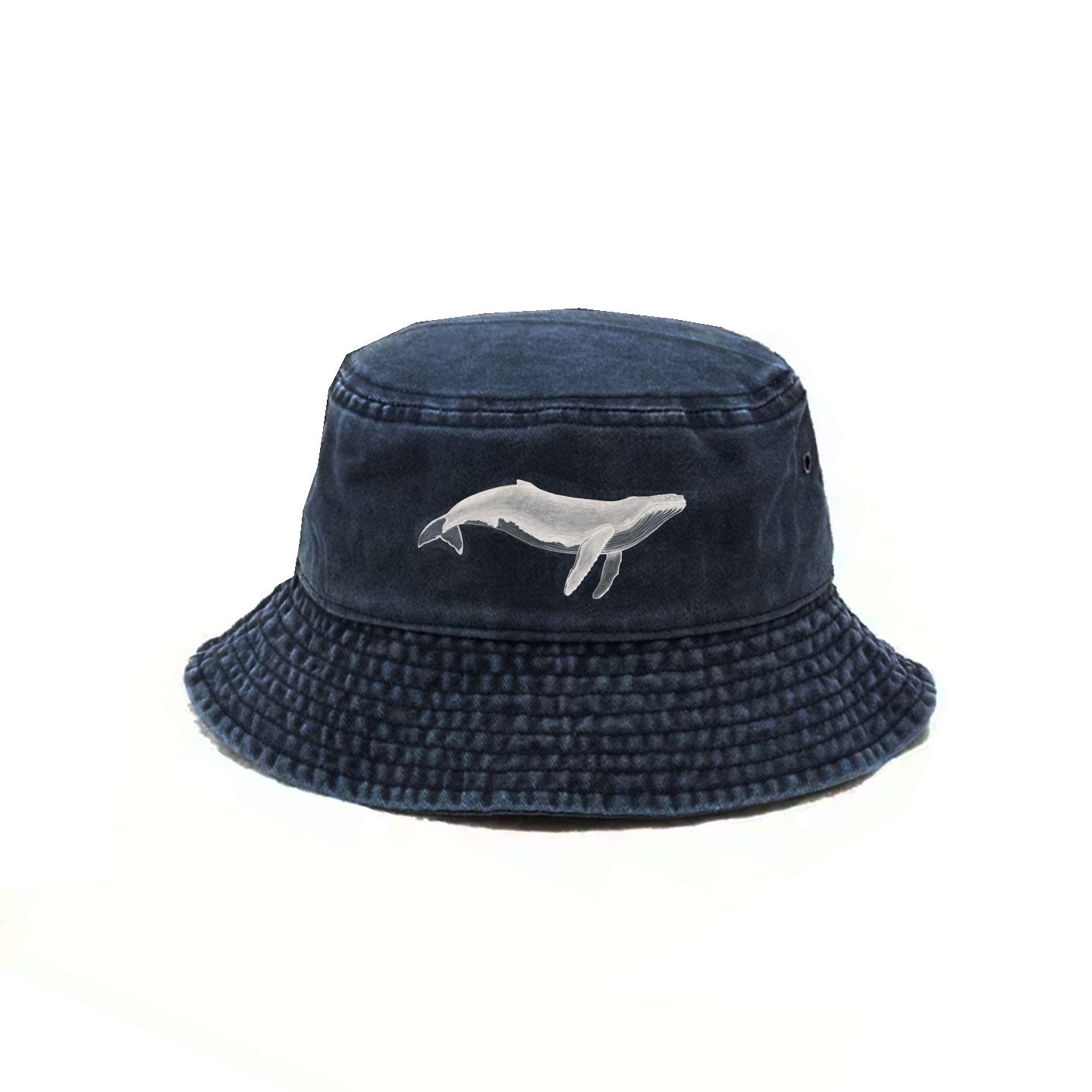 Gorro Bucket Azul · Ballena Jorobada