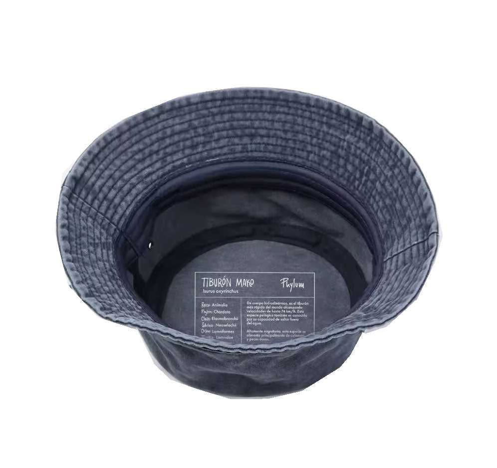 Gorro Bucket Azul · Tiburón Mako
