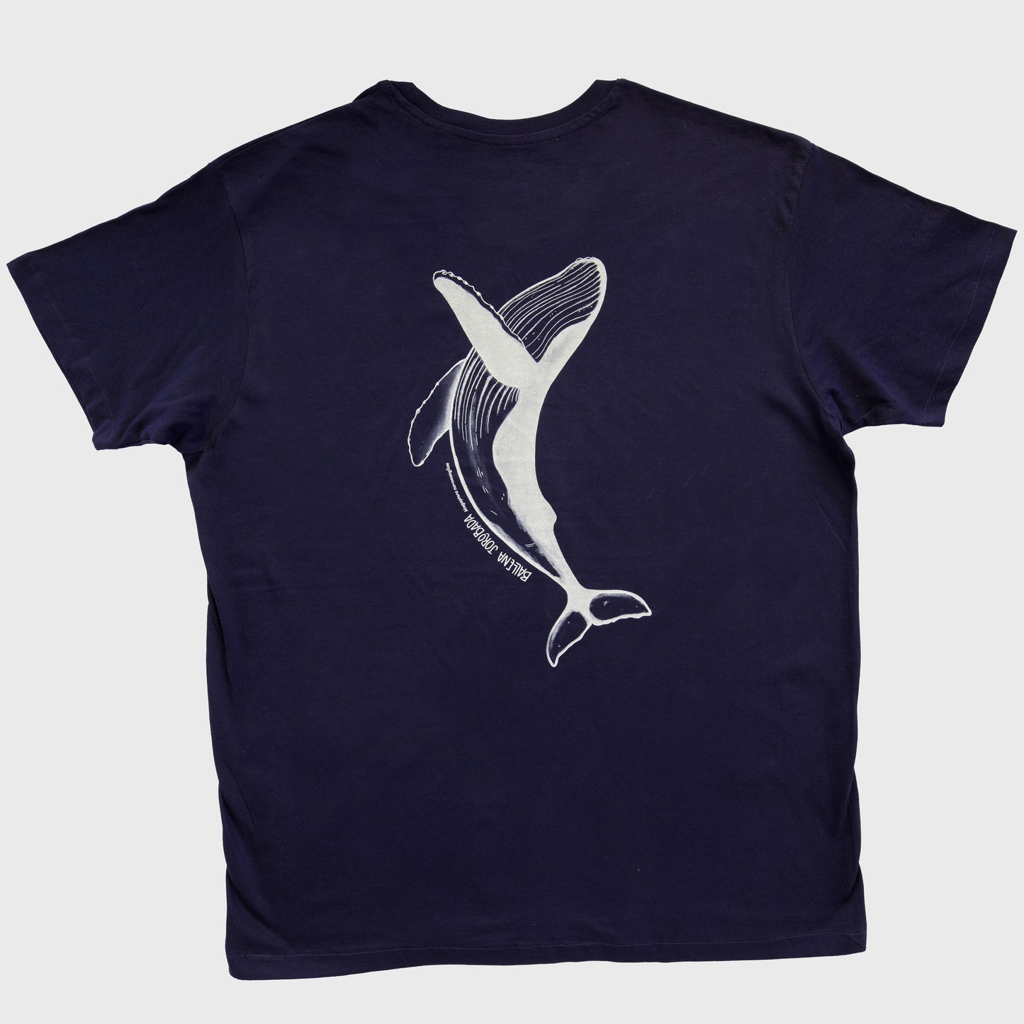 Polera Ballena Jorobada · Azul & Azul Marino