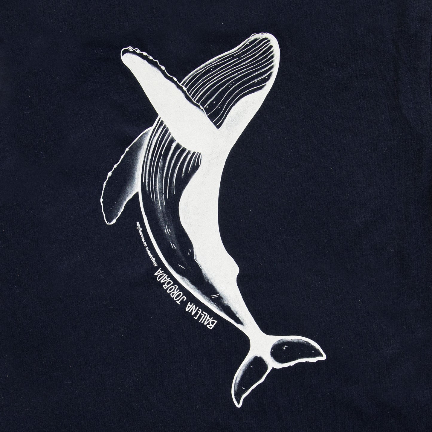 Polera Ballena Jorobada · Azul & Azul Marino