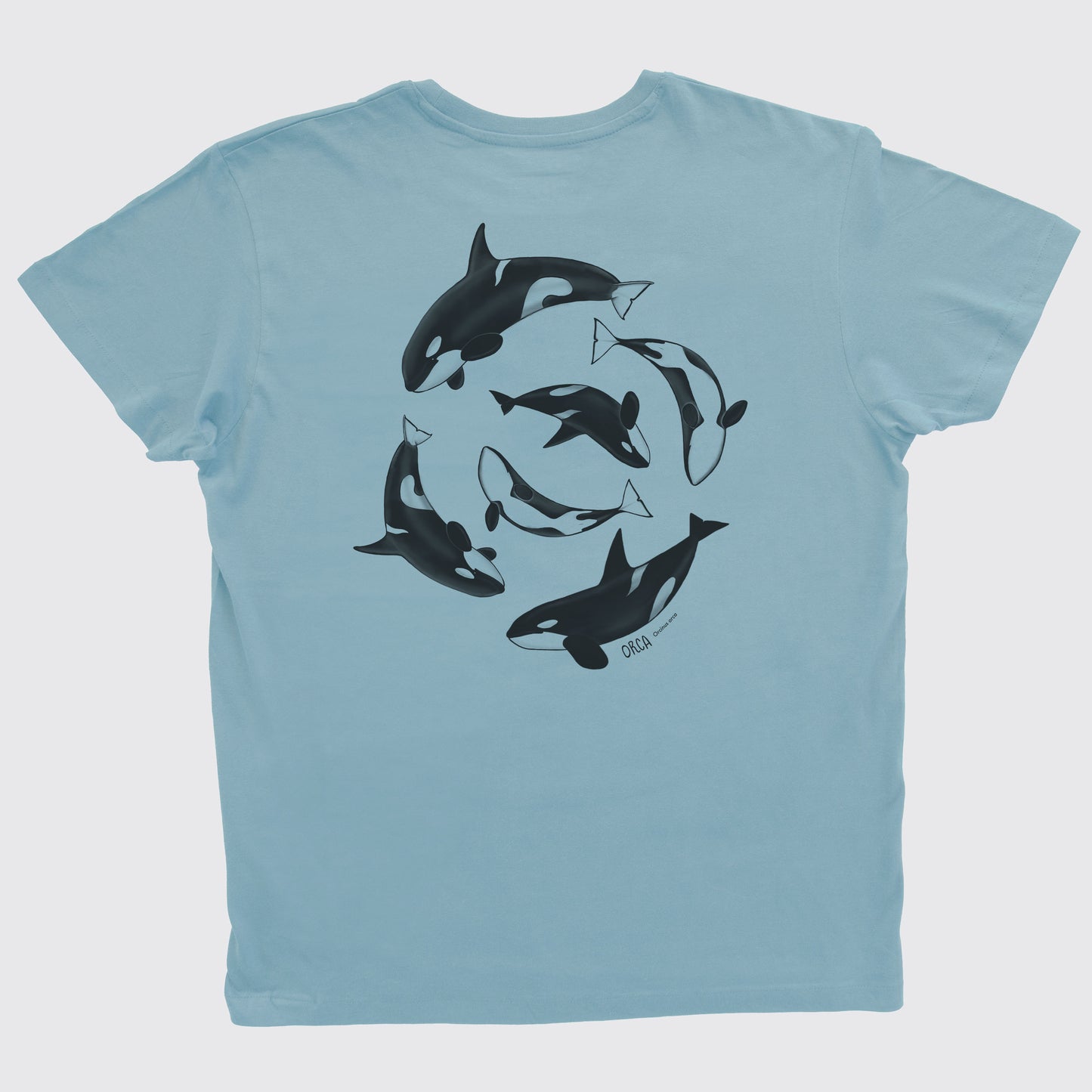 Polera Orca · Celeste