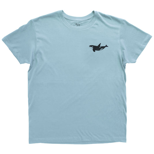 Polera Orca · Celeste
