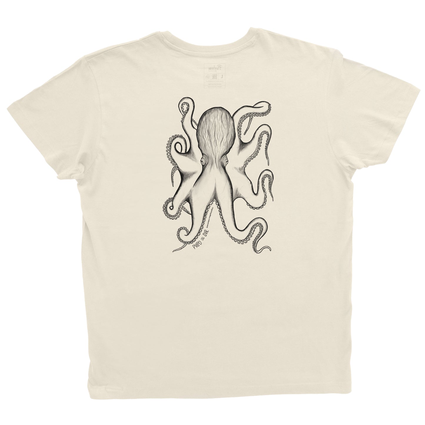 Polera Pulpo del Sur · Crema