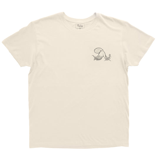 Polera Pulpo del Sur · Crema