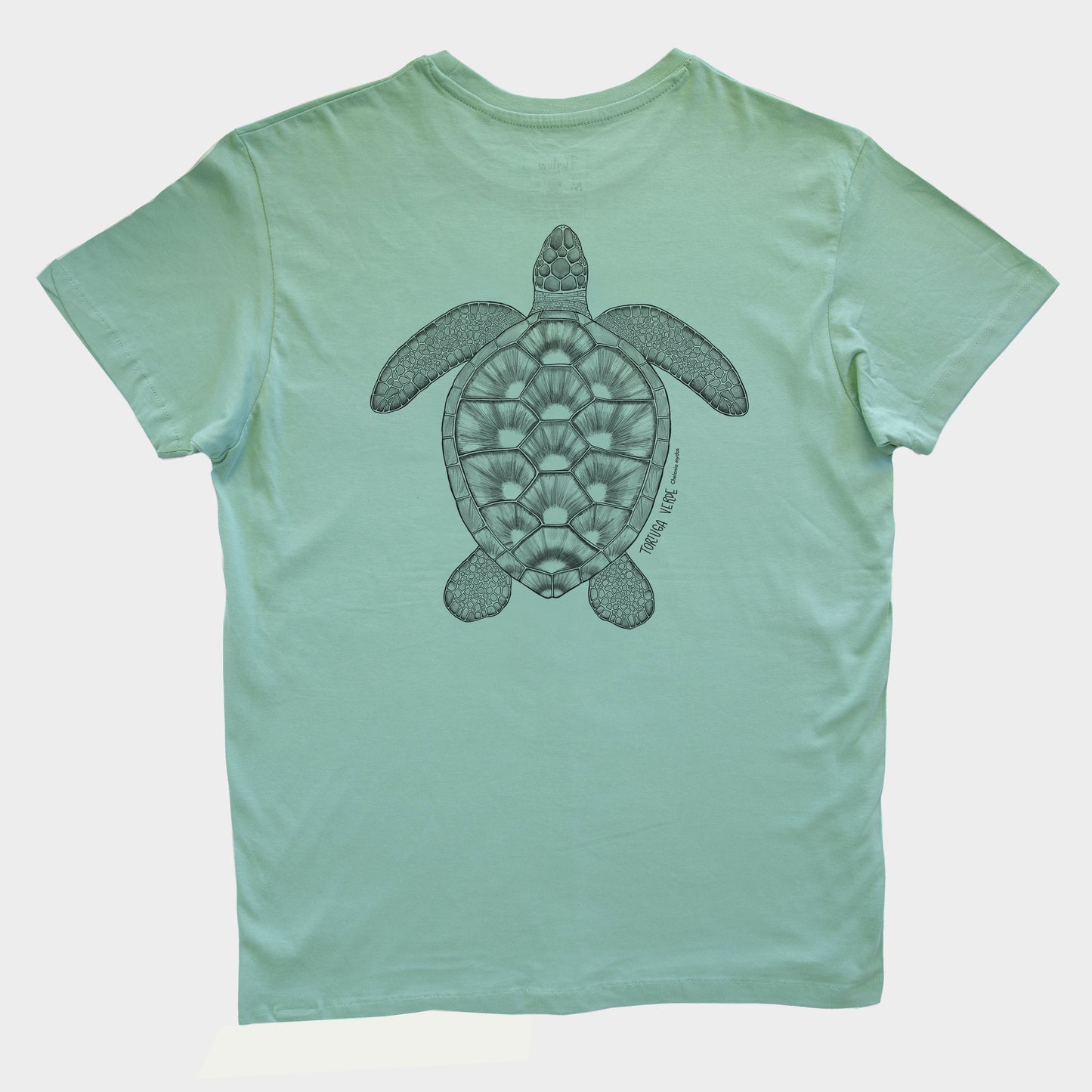 Polera Tortuga Verde · Verde Menta