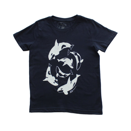 Polera Orca · Niñ@s · Azul